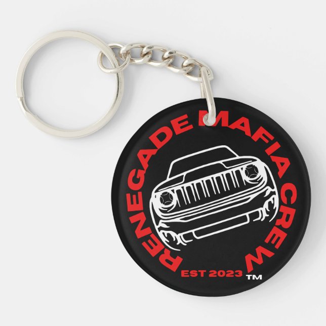 Renegade Mafia Crew Logotyp Keychain (Framsidan)