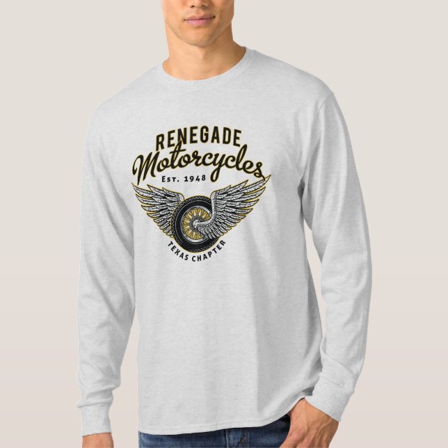 Renegade Motorcyklar T-Shirt (Framsida)