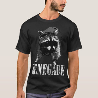 Renegade Raccoon Animal Natature Bandit T Shirt