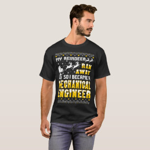 Renen körde mig blev bort den mekaniska t shirt