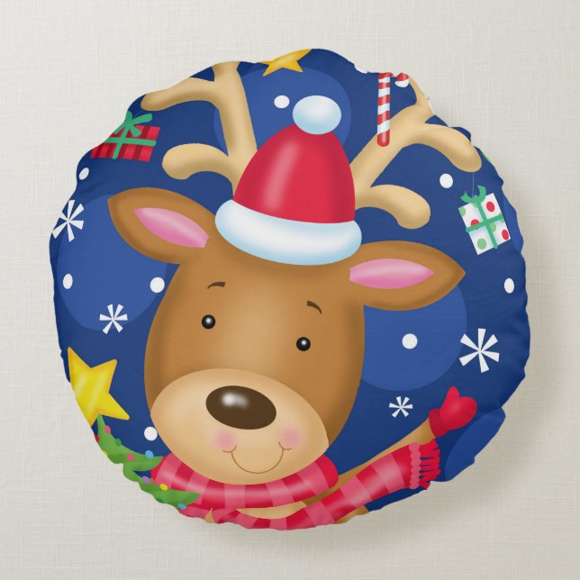 Renen kudder rund kudde (Baksidan)