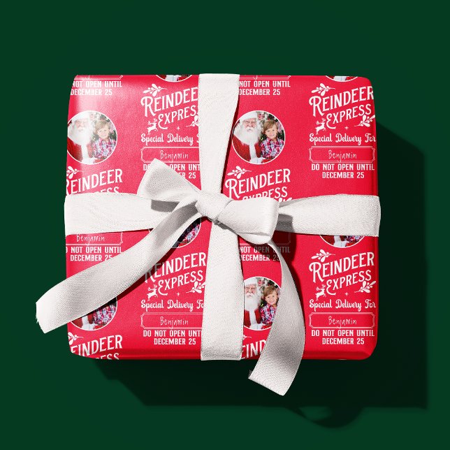Rener Express från Santa Namn och Photo jul Presentpapper (Skapare uppladdad)