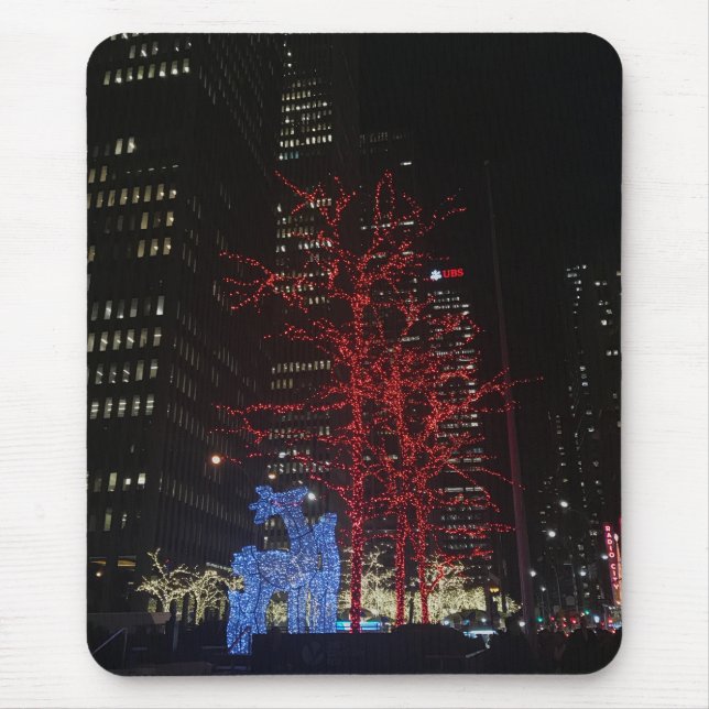 Rener jul Ljus New York Manhattan Musmatta (Framsidan)