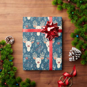 Rener Mistletoe Jul Kväll Wrapping Papper Presentpapper
