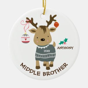 Rener Mitten Brother jul Ornament