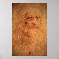 Renessanskonst Självporträtt av Leonardo da Vinci