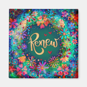 "Renew" Inspirief Magnet
