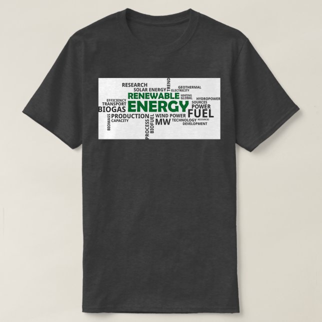 Renewable energy 47 t shirt (Design framsida)