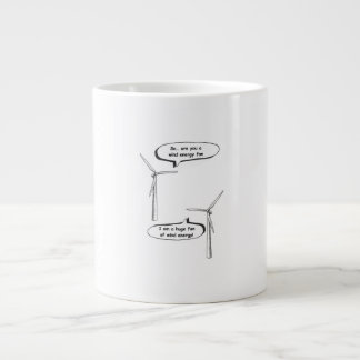 Renewable Energy I'm A Huge Fan – Wind Energy Jumbo Mugg