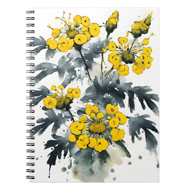 Renfana - Akvarellblommor Anteckningsbok (Framsidan)