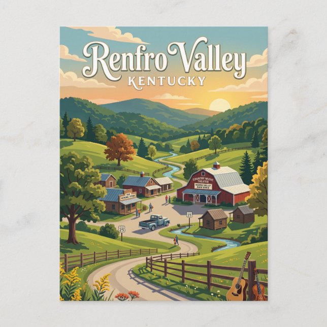 Renfro Valley, Kentucky Vykort (Framsida)