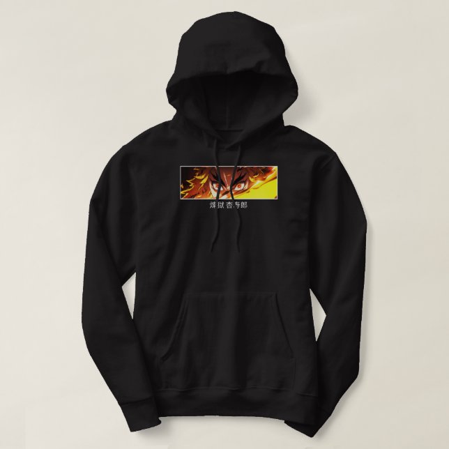 Rengoku Kyjuro Japansk Demon Sayer Classic Hoodie (Design framsida)