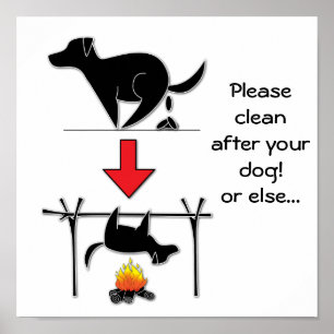 Rengör efter hund poster
