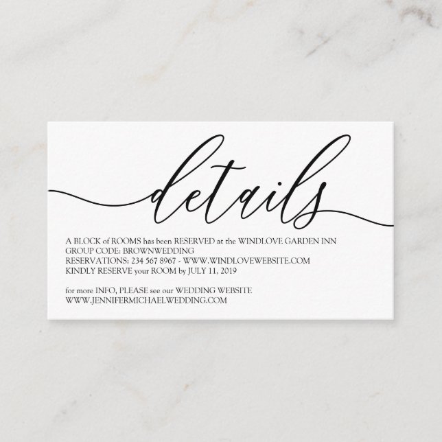 Rengör enkelt Modern Lägg till din fotoinformation Tilläggskort (Framsida)