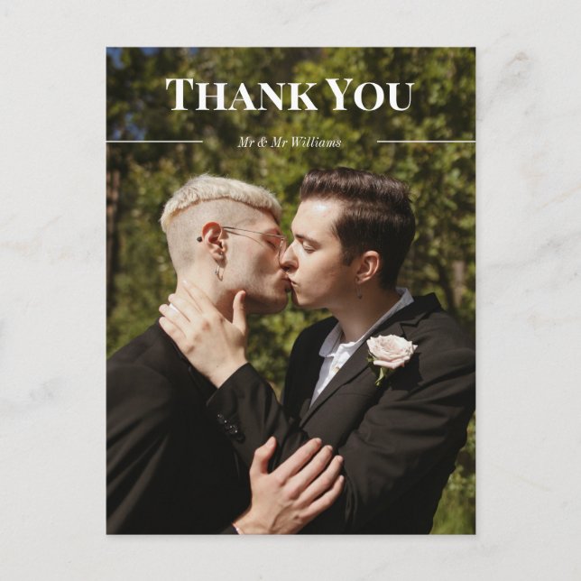 Rengör fotot för Tack och Namn Vykort (Framsida)