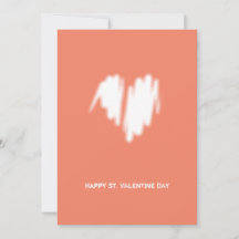 Rengör monokrom modern, vit hjärt-QR-kod