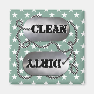Rengör N Dirty Hundbrickors 7 (Dishwasher Magnet) Magnet