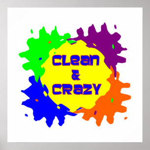 Rengör och Crazy Poster