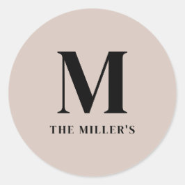 Rengör och modern inledande etikett