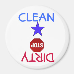 Rengör smutsfläckar i Dishwasher Magnet