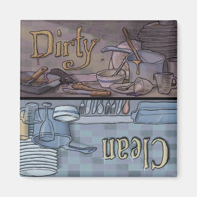 Rengör smutsig magnet (Framsidan)