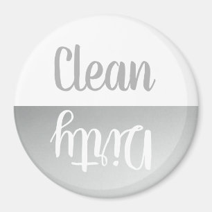 Rengör smutsig Stainless Steel Script Magnet