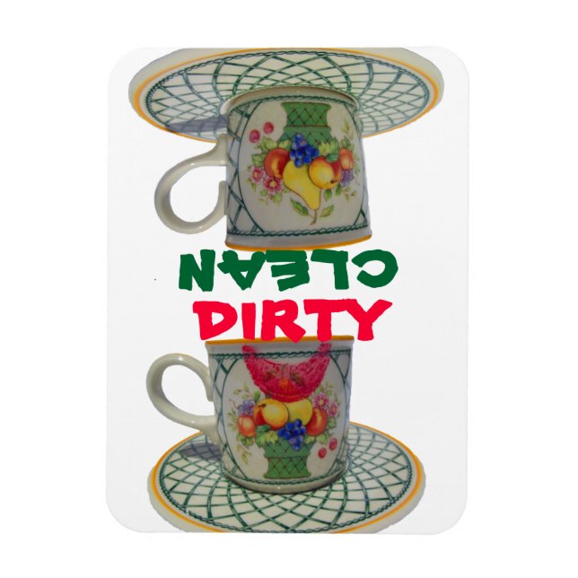 Rengör smutskastningsdagar magnet (Vertikal)