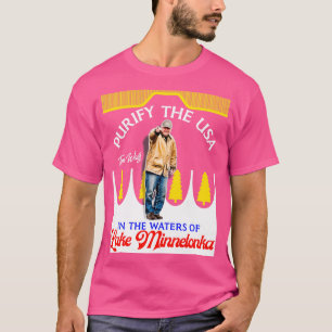 Rengöra Förenta staterna i Vattenen Sjö Minnetonka T Shirt