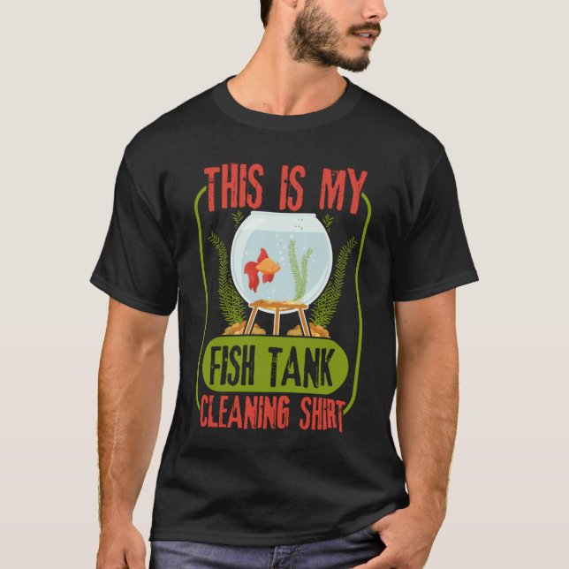 Rengöring av akvarium t shirt (Framsida)