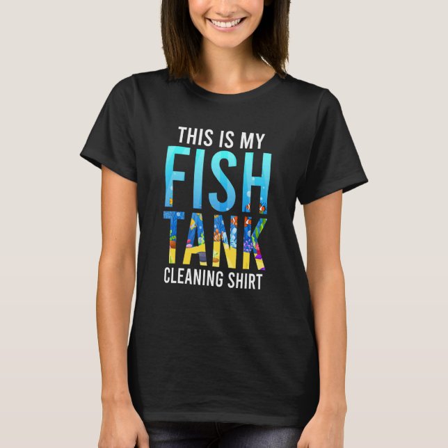 Rengöring av fiskodling Akvarium 1 T Shirt (Framsida)