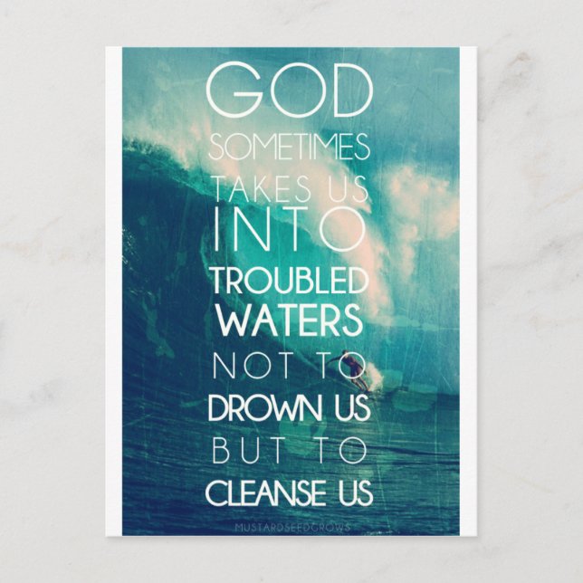 rengöring av själ och hjärta vykort (Framsida)