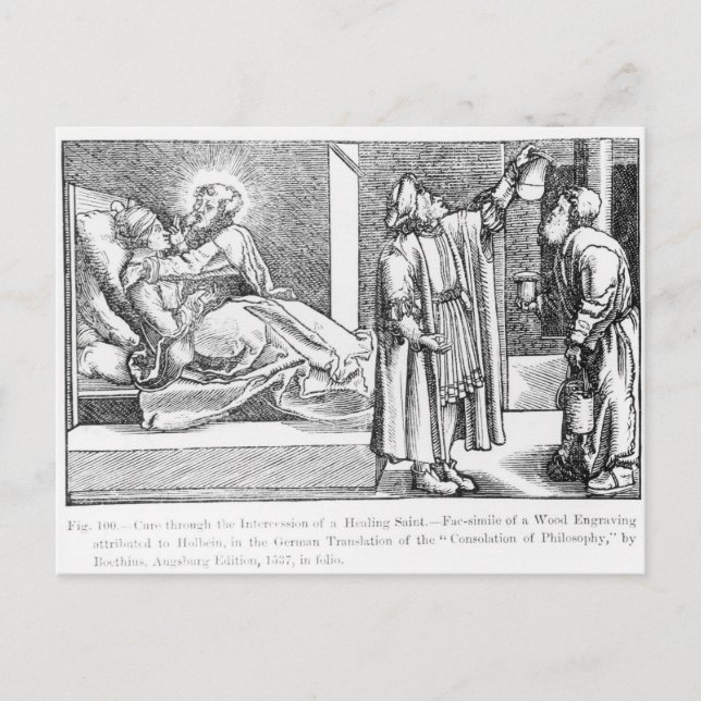 Rengöring genom intrång i en lagning vykort (Framsida)