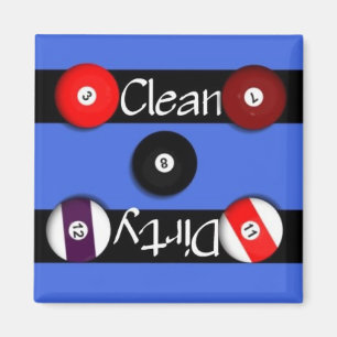 Rengöringen eller smutsar ner den Billards Magnet