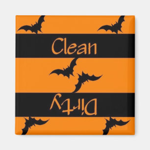 Rengöringen eller smutsar ner den Halloween Magnet