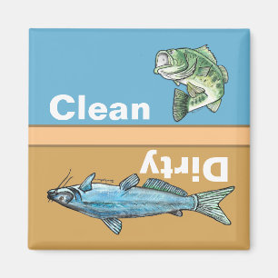 Rengöringen smutsar ner fiskediskaren magnet
