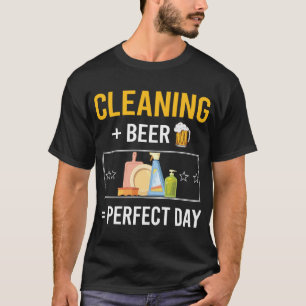 Rengöringsdag för öl t shirt