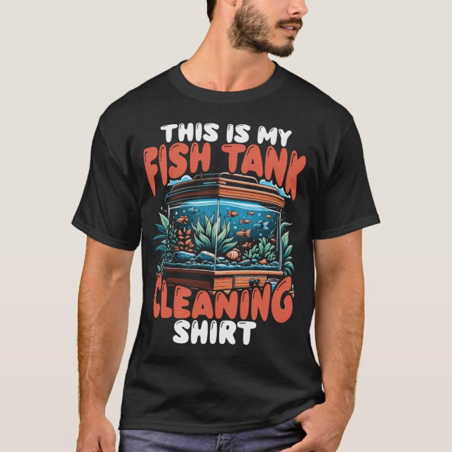 Rengöringströja för fiskodling t shirt (Framsida)