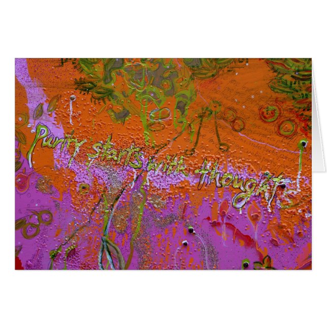 "Renhet ", OBS Kort (Framsidan Horizontal)