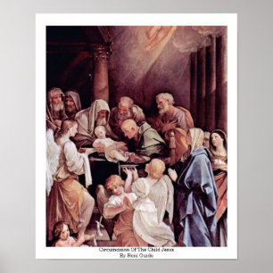 Reni Guido cirkulerar mot barnet Jesus Poster