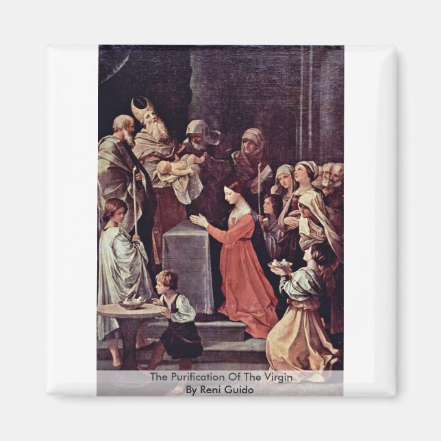 Reni Guidos rening av jungfrun Magnet (Framsidan)