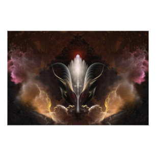 Renidron Fractal Art Photo Utvidgning Fototryck