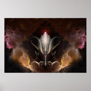 Renidron Fractal Art Wall Poster