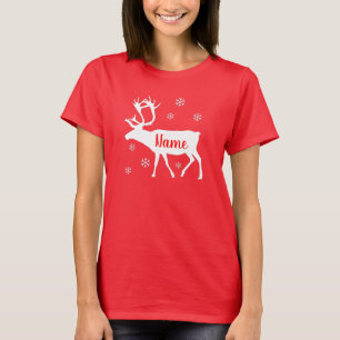 Renindeer Anpassningsbarnas julskjorta T Shirt