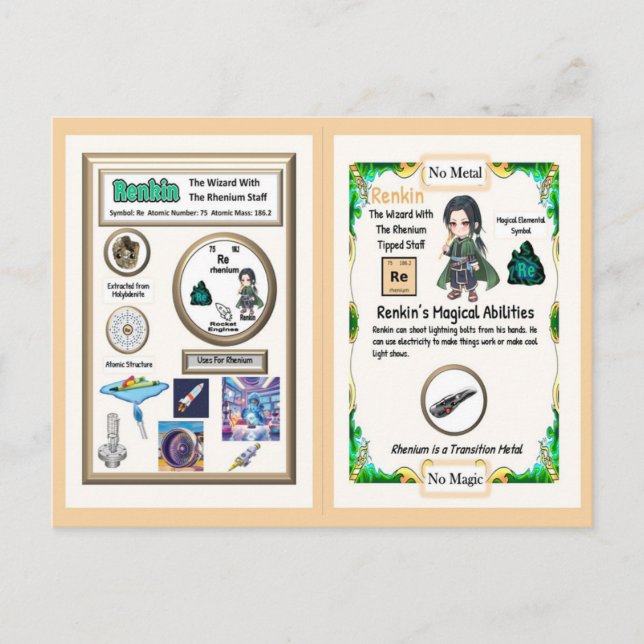 Renkin-guiden - Rhenium Inslag Vykort (Framsida)