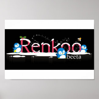 Renkoo Penguin Logotyp Poster