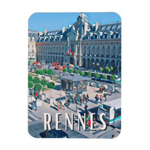 Rennes Photo Vintage Magnet
