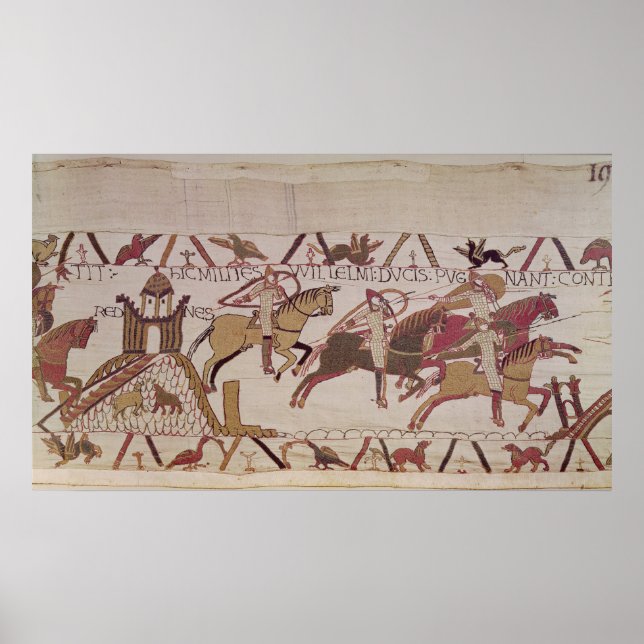 Rennes stad och Duke William:s soldater Poster (Framsidan)