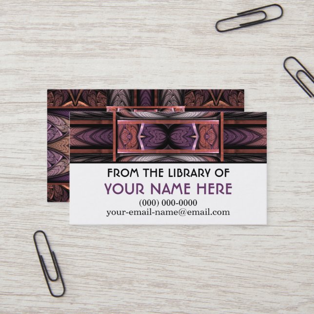 Rennie Mac-mediekort Visitkort (Fram/Back In Situ)