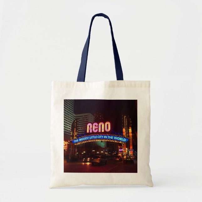 Reno Arch Sign #1 Tote Bag Tygkasse (Framsidan)