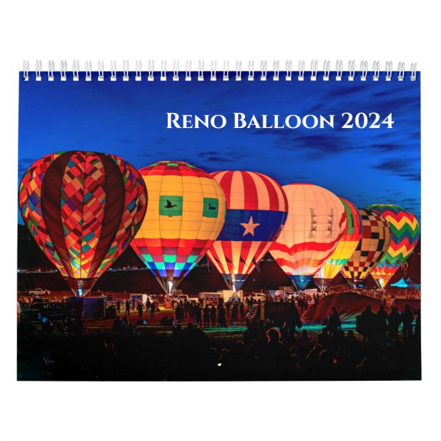 Reno Balloon 2024-kalender Kalender (Omslag)